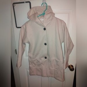Women's Beige Hooded Coat
